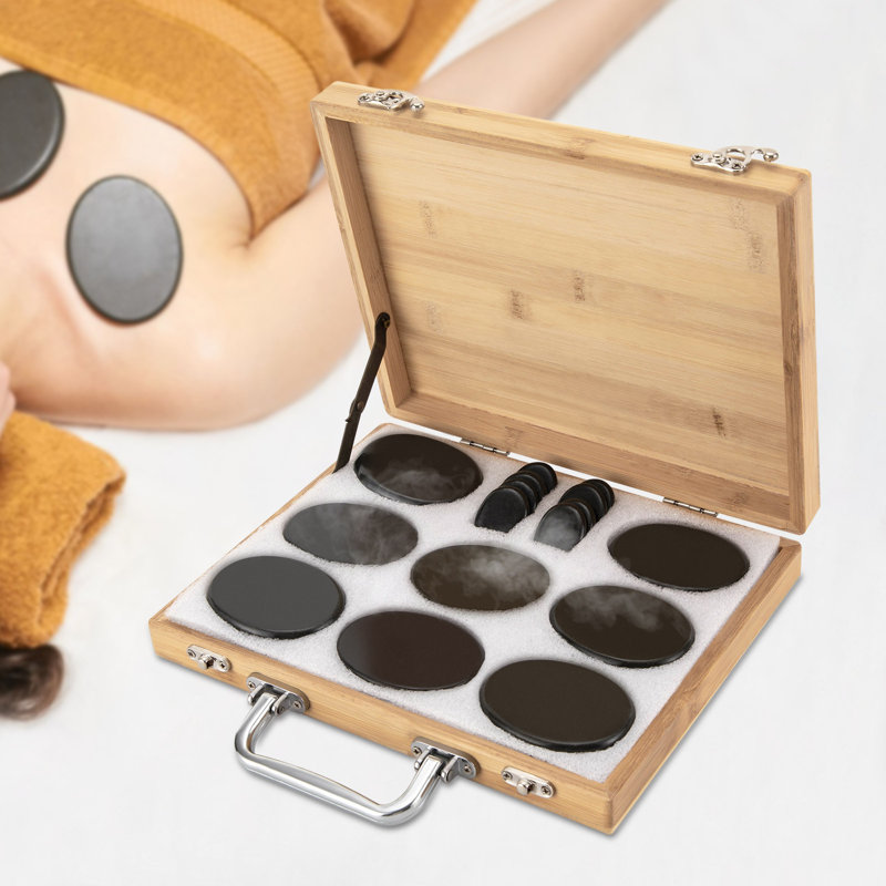 JOYDING Portable Massage Stone Heater for Spa Relaxing Healing Pain